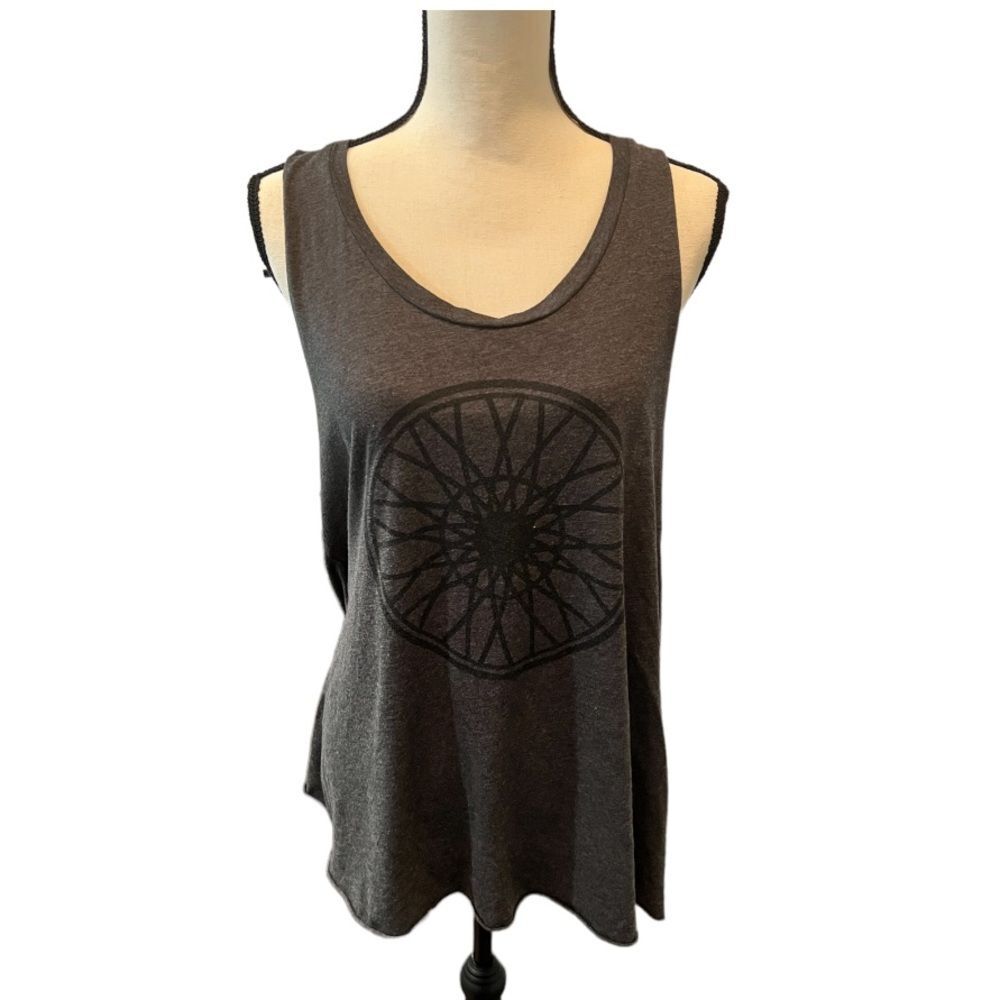 SoulCycle Graphic‎ Tank Top Athleisure Sleeveless Muscle Tee Workout Gym Yoga L